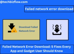 Failed Network Error Download